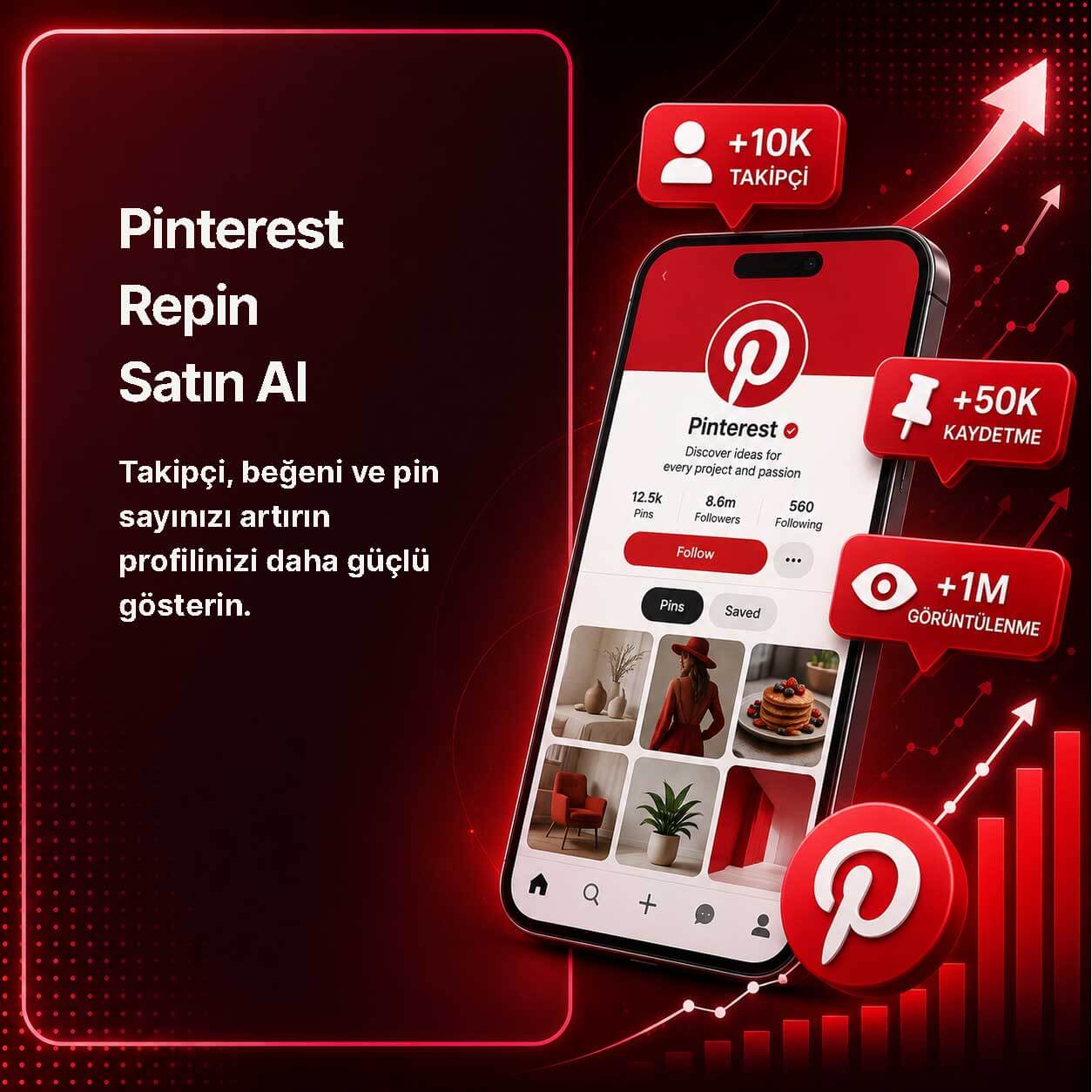 Pinterest Repin Satın al