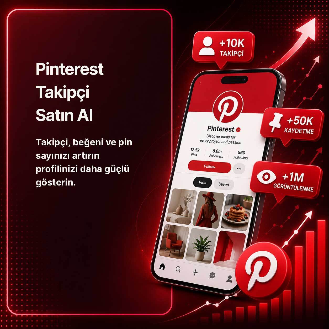 Pinterest Takipçi Satın al