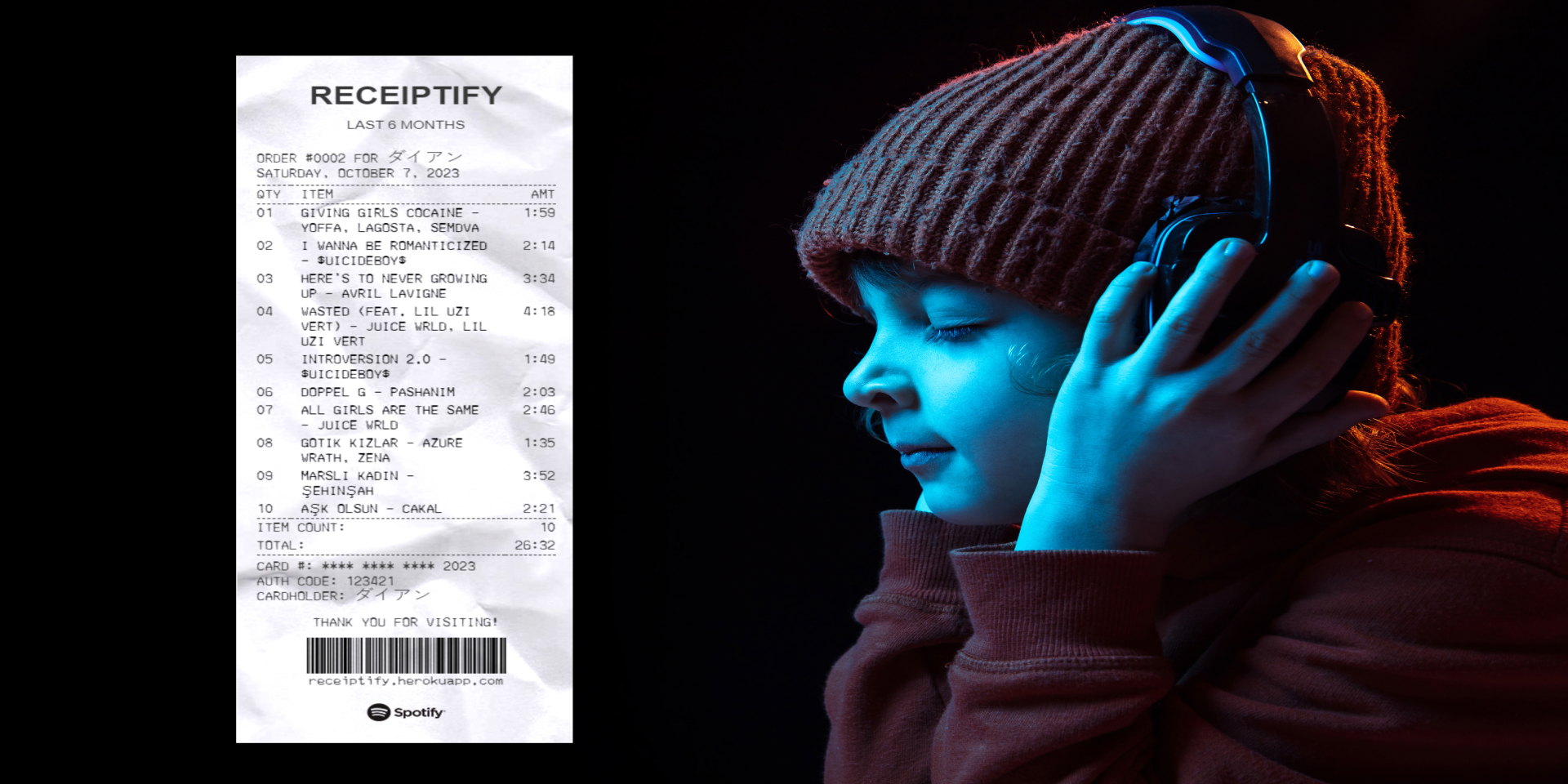 Spotify Receiptify Nasıl Kullanılır?